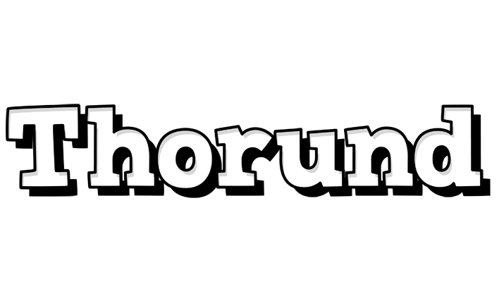 Thorund snowing logo