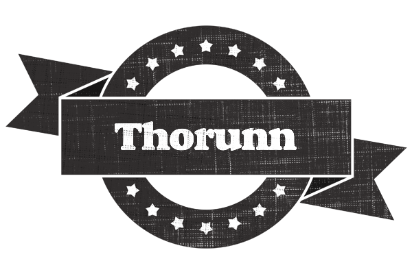 Thorunn grunge logo