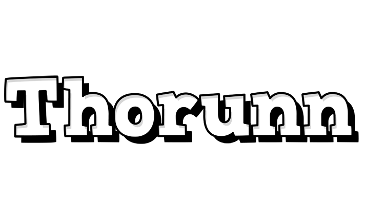 Thorunn snowing logo