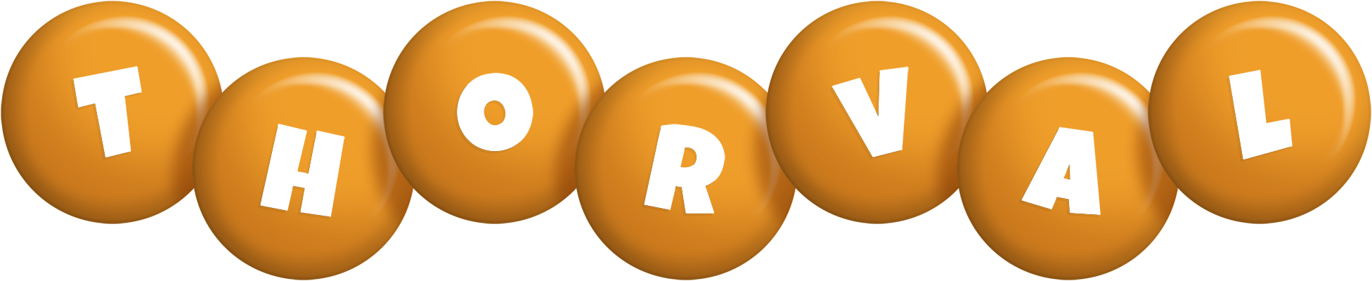 Thorval candy-orange logo