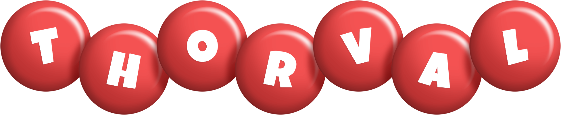 Thorval candy-red logo
