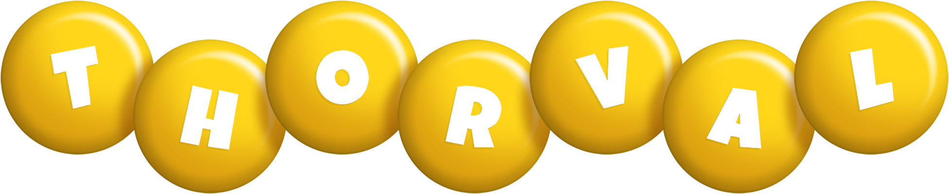 Thorval candy-yellow logo