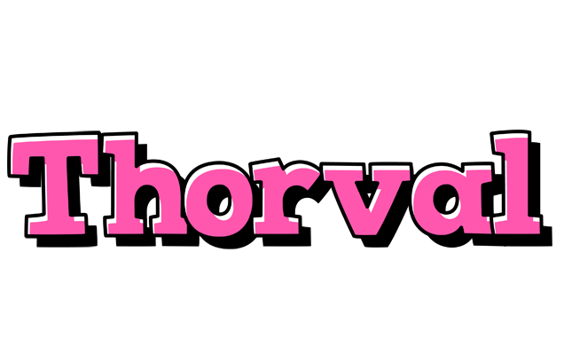 Thorval girlish logo