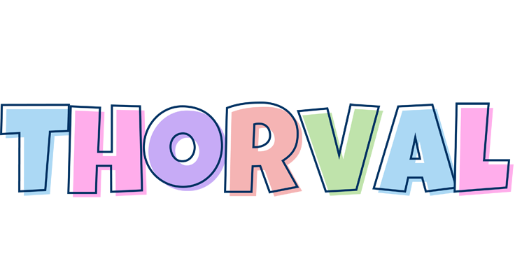 Thorval pastel logo