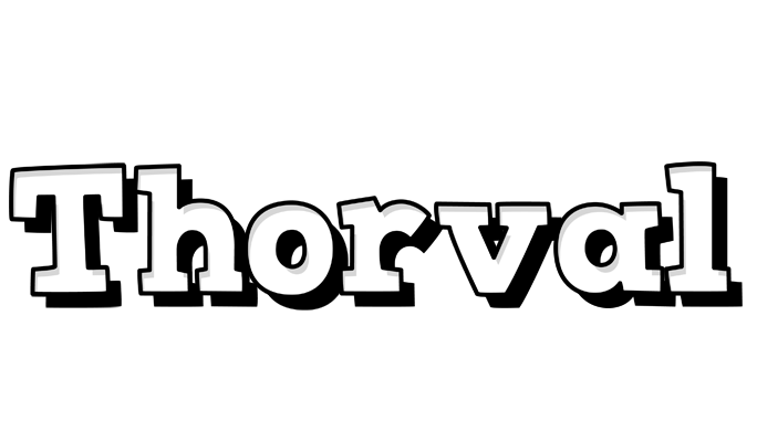 Thorval snowing logo
