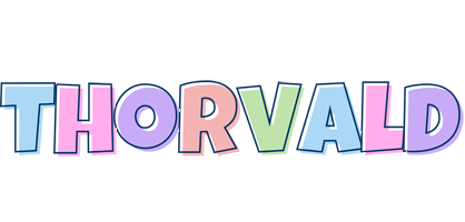 Thorvald pastel logo