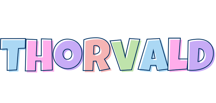 Thorvald pastel logo