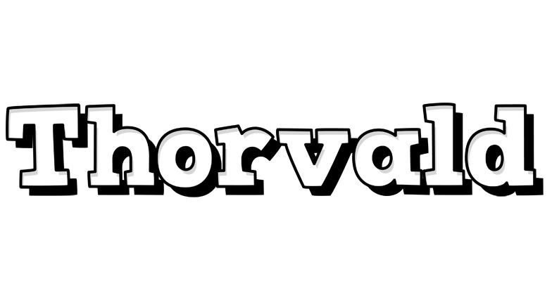 Thorvald snowing logo