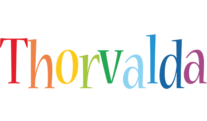 Thorvalda birthday logo