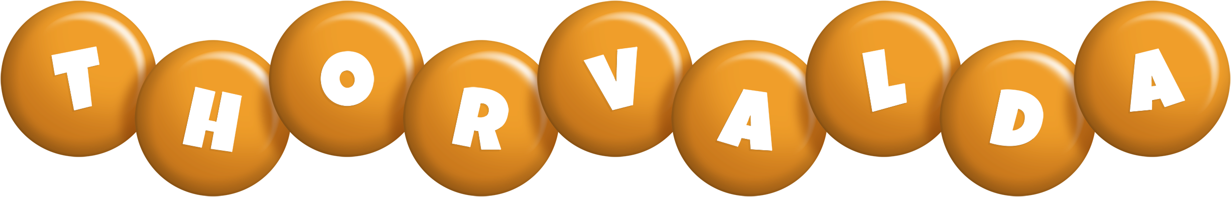 Thorvalda candy-orange logo