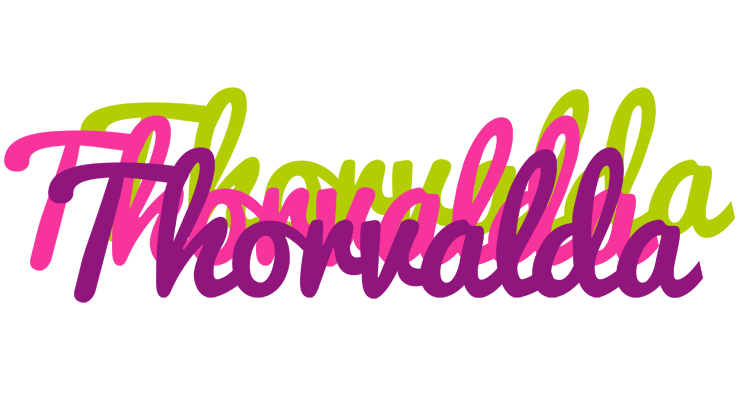 Thorvalda flowers logo