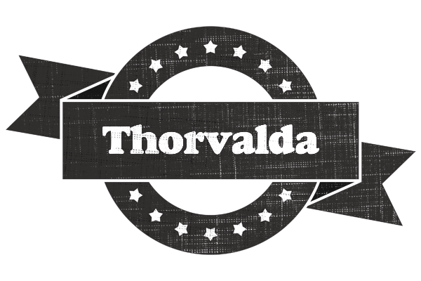 Thorvalda grunge logo