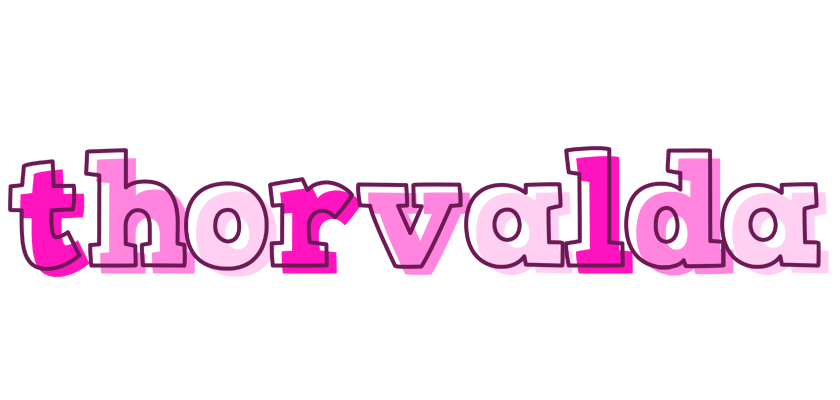 Thorvalda hello logo