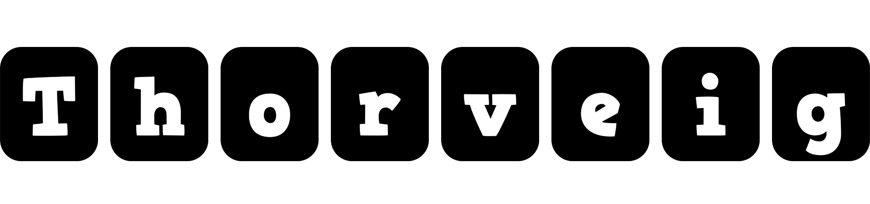 Thorveig box logo