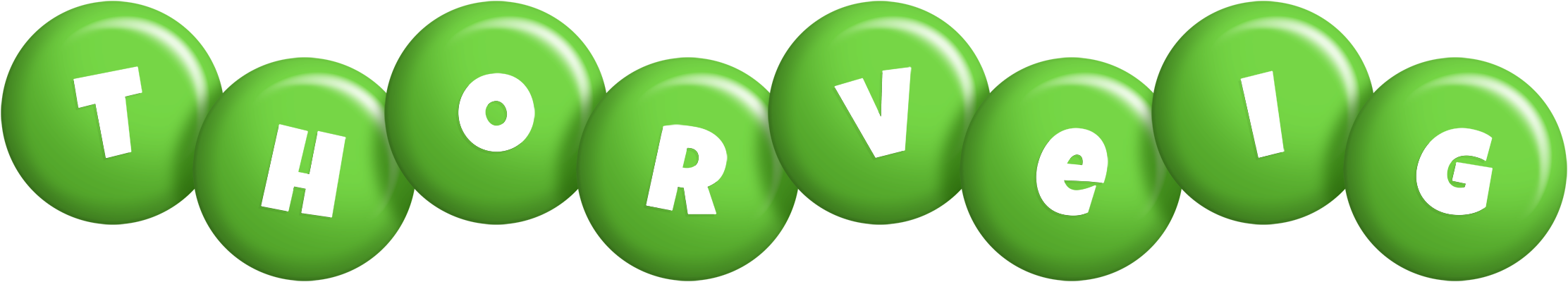 Thorveig candy-green logo
