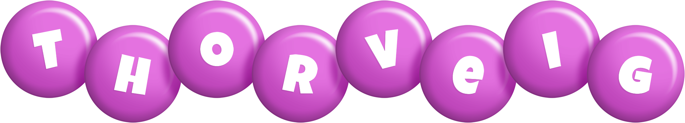 Thorveig candy-purple logo