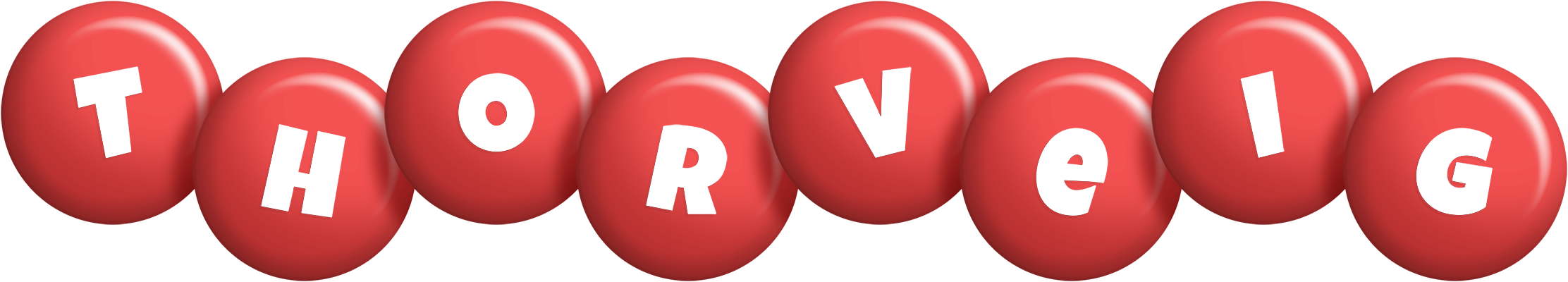 Thorveig candy-red logo