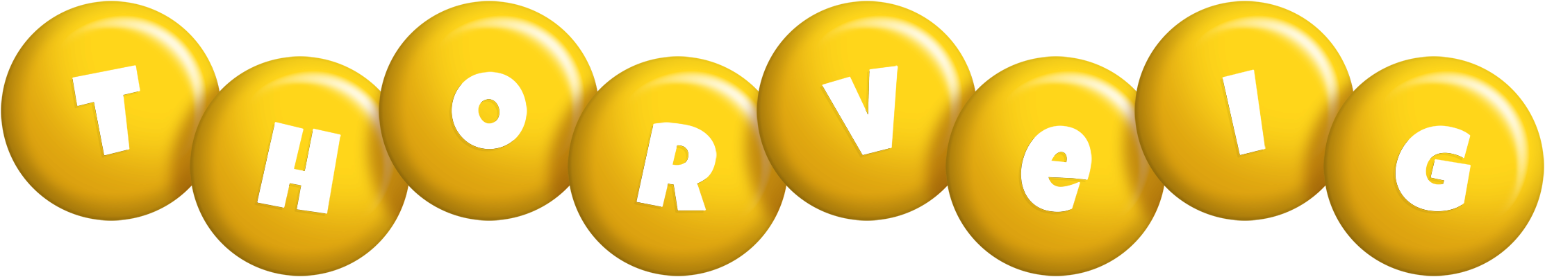 Thorveig candy-yellow logo