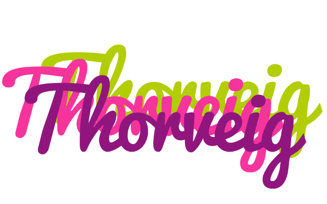 Thorveig flowers logo