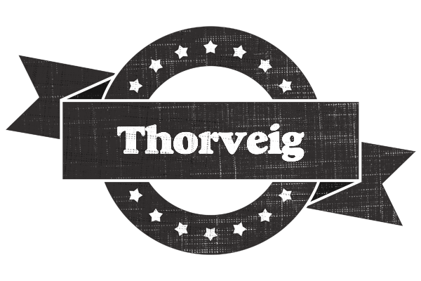 Thorveig grunge logo