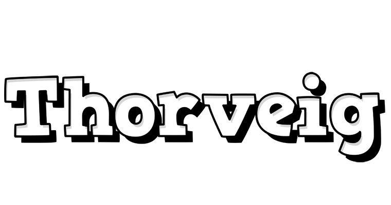 Thorveig snowing logo