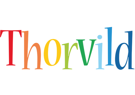 Thorvild birthday logo