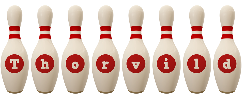 Thorvild bowling-pin logo