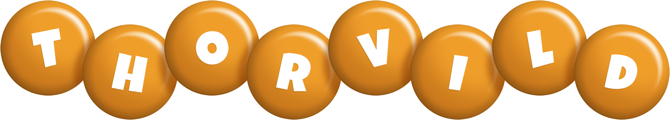 Thorvild candy-orange logo