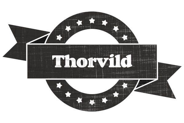 Thorvild grunge logo