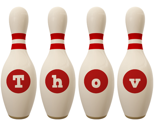 Thov bowling-pin logo