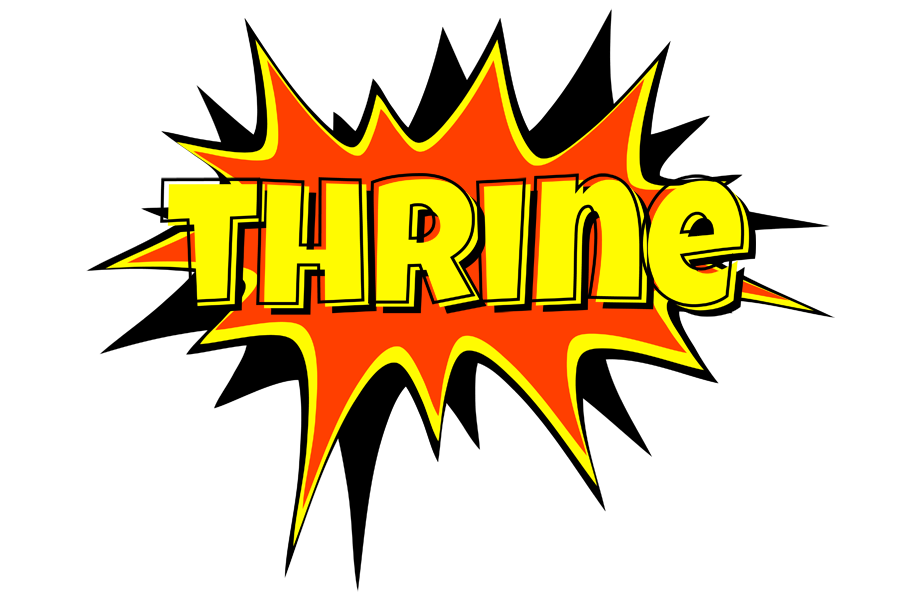 Thrine bazinga logo