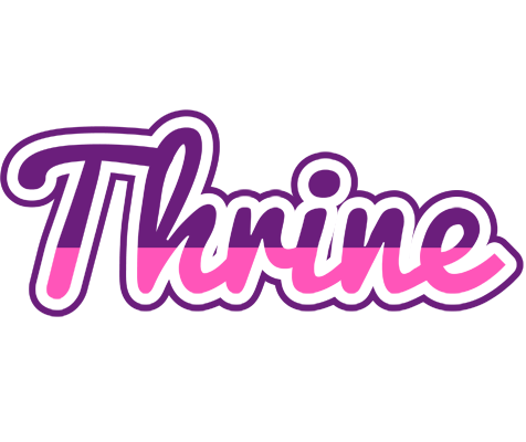 Thrine cheerful logo