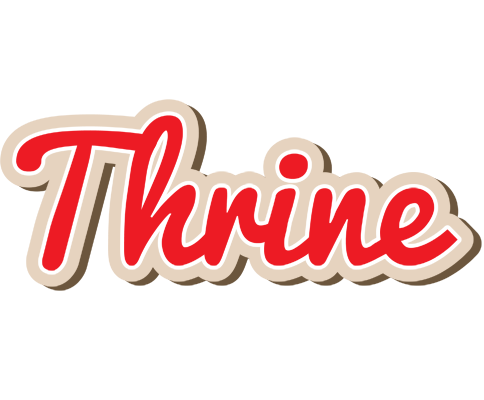 Thrine chocolate logo