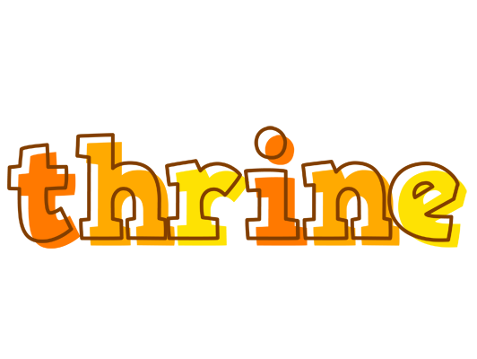 Thrine desert logo