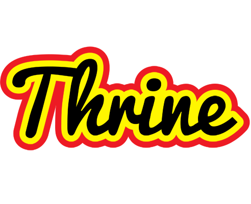 Thrine flaming logo