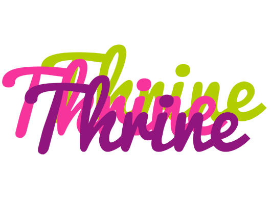 Thrine flowers logo