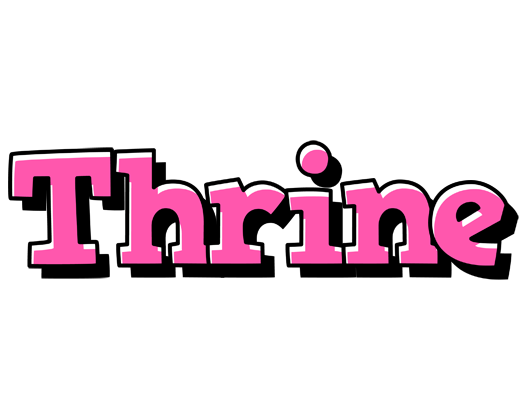 Thrine girlish logo