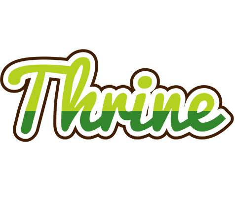 Thrine golfing logo