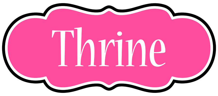 Thrine invitation logo