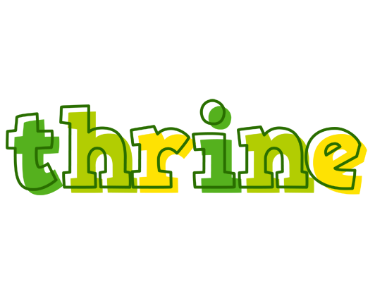 Thrine juice logo