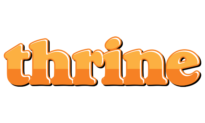 Thrine orange logo