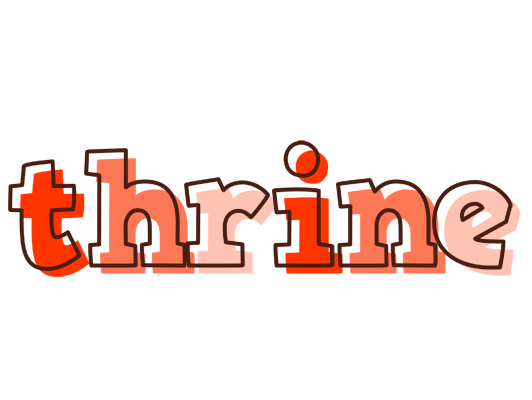 Thrine paint logo