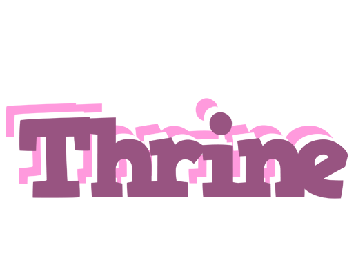 Thrine relaxing logo