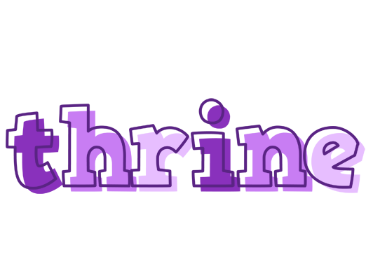 Thrine sensual logo