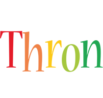 Thron birthday logo