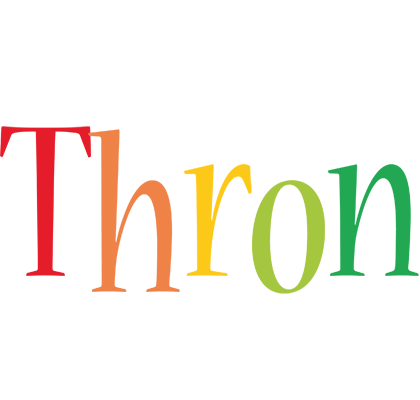Thron birthday logo