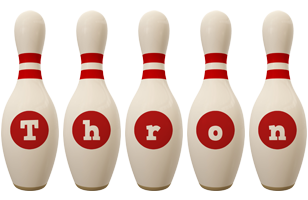 Thron bowling-pin logo