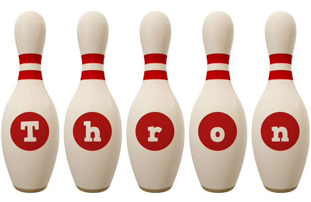 Thron bowling-pin logo