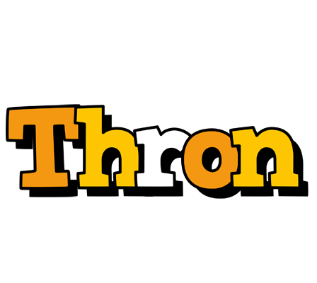 Thron cartoon logo