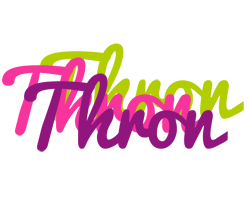 Thron flowers logo